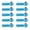 Blue, variant on M Buder 10Pcs Aluminium Alloy M4 Positive and Negative Thread Tie Push Link Rod Joint For 1/10 Model RC Car Blue (0.98 inches / 25 mm)