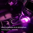thumbnail image 3 of Speravity 4 piezas Mini USB Car Ambient Plug Play Light Iluminación interior Sin cables Atmósferas Luz Accesorios para automóviles Type3 NO3, 3 of 6