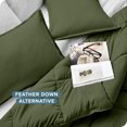 thumbnail image 4 of Down Alternative Comforter Set - 3-Pieces - All Seasons - Oversized King, Cypress, 4 of 8