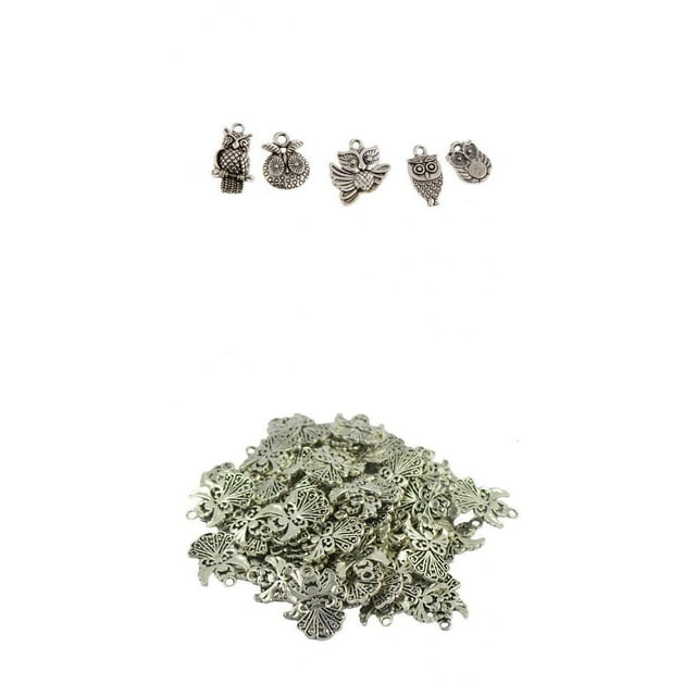 50x Colgante de Plata Ángel y de Fabracación Collar , Gargantilla Colgante de Manualidades