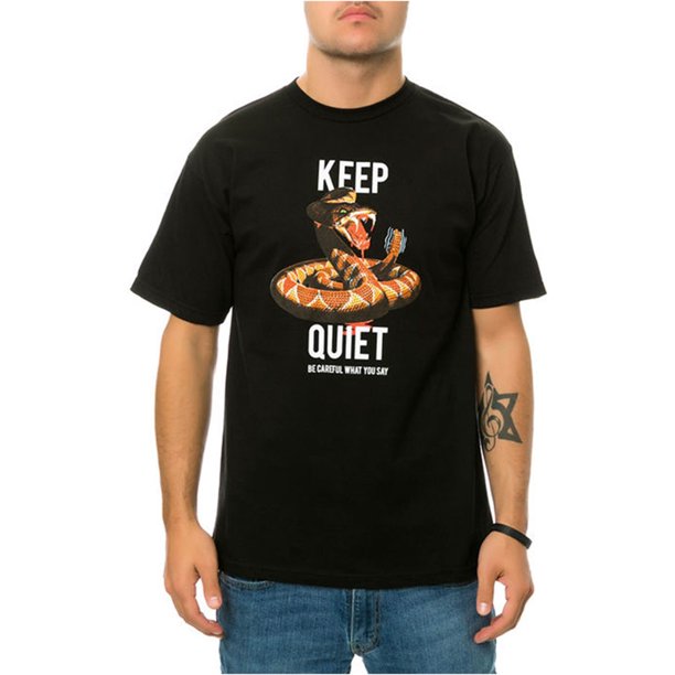 Black Scale The Crotalus - Camiseta gráfica para hombre, color negro, pequeña