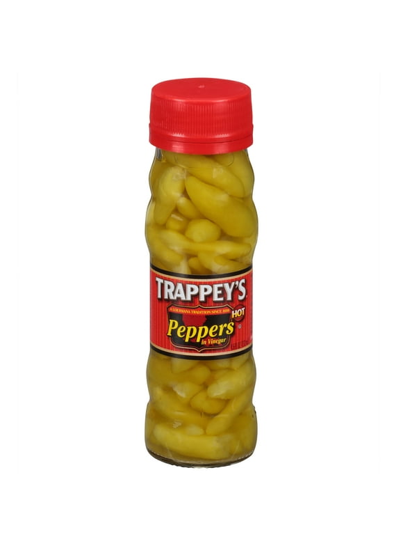 Trappey's Hot Peppers In Vinegar, 4.5 fl Oz