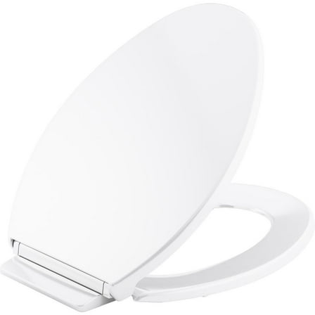 Highline Quiet-Close Elongated Closed Front Toilet Seat in White