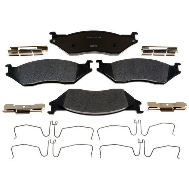 Raybestos Brakes Brake Pad MGD1066MH R-Line; OE Replacement; Metallic; Includes Mounting Hardware