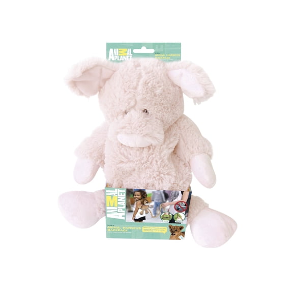 Mochila infantil Animal Planet con arnés de seguridad, diseño de cerdito