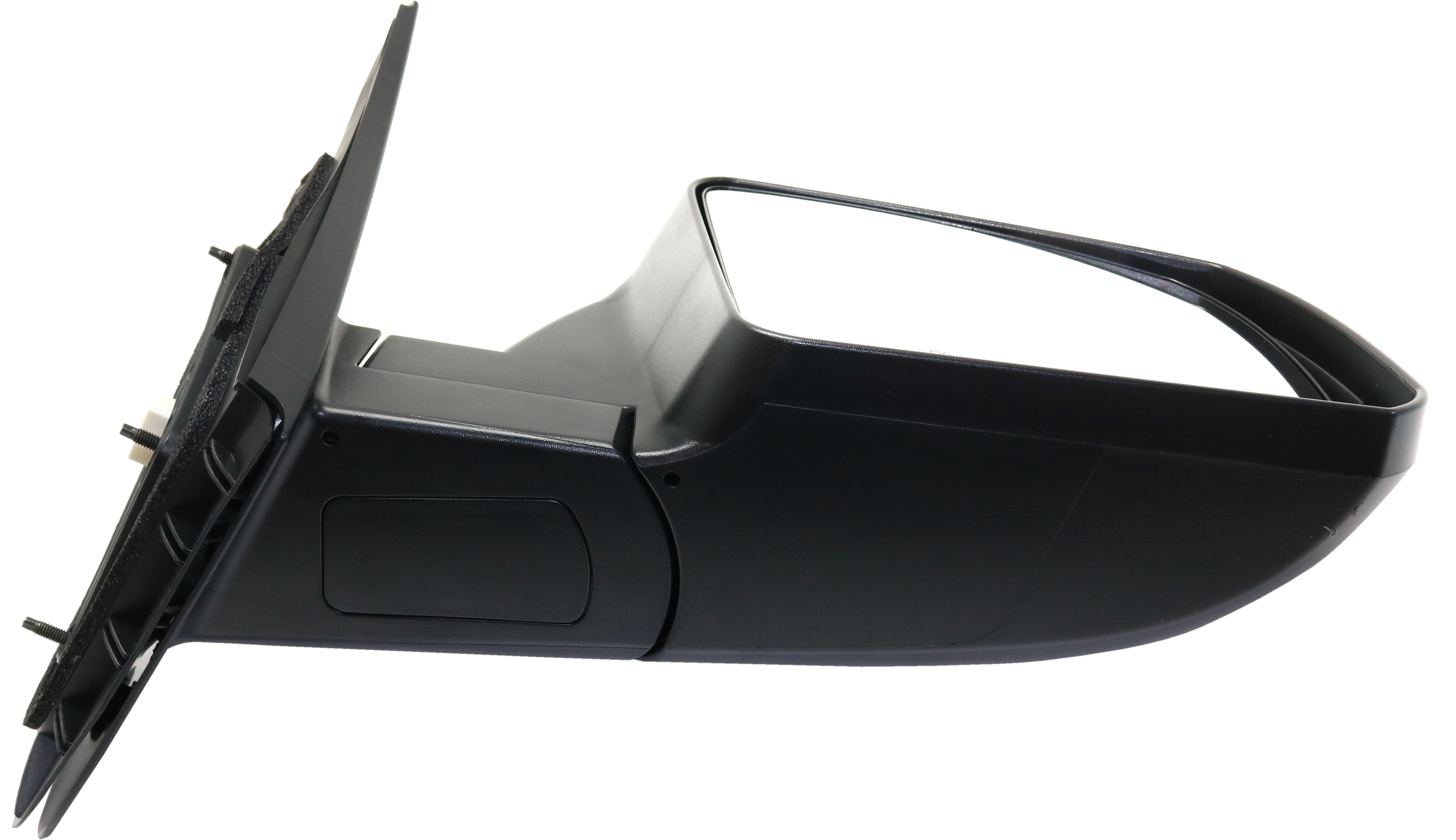 Mirror Compatible With 2014-2018 Toyota Tundra Right Passenger Side Heated w/ Blind Spot Detection in Glass Textured Black Kool-Vue