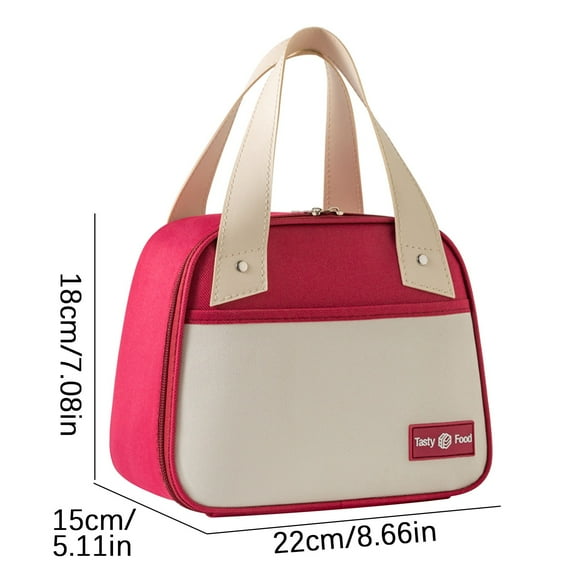 Guanhe Freezable Lunch Cooler Bag, Insulated Lunch Bag Leakproof Lunchbox for School Office Picnic Beach Travel