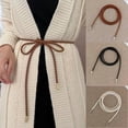 thumbnail image 4 of ZOUBAOQ Ceinture Fine en Corde de Cuir Nouée pour Femmes Décorative Chaude E6, 4 of 8