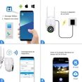 thumbnail image 3 of Cámara Full Hd Seguridad Wifi 3mp Visión Nocturna Y Alarma, 3 of 8