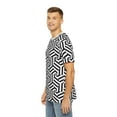 thumbnail image 3 of Geometric Men's Polyester Tee (AOP), 3 of 6