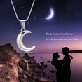 thumbnail image 2 of NETSENG Cendres Mooncake Collier en Acier Inoxydable Bijoux Commémoratifs, 2 of 5