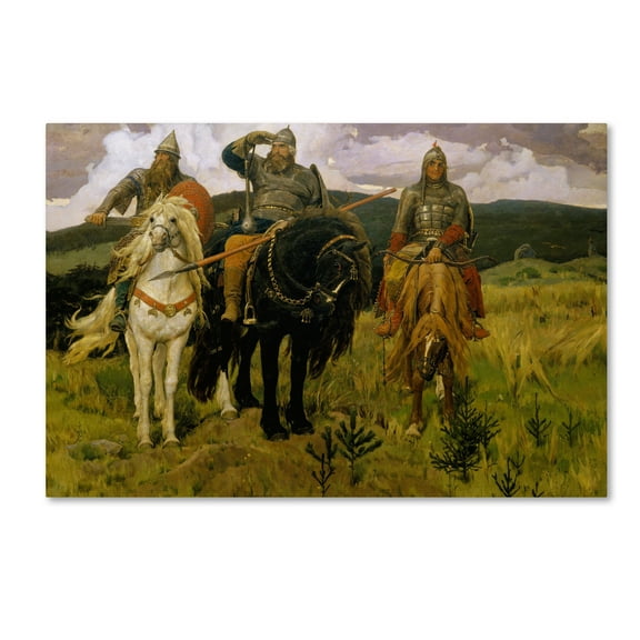 Trademark Fine Art 'Heroes' Canvas Art by Viktor Vasnetsov
