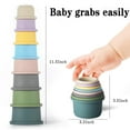 thumbnail image 3 of Zzyfgh Tazas Apilables De Juguete para Bebés, 8 Piezas, Tazas Anidadas con Patrón, Regalos Educativos Montessori Divertidos, Tazas, Juguetes para Niños Pequeños De 1 A 3 Años, 3 of 5