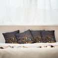 thumbnail image 7 of Ambesonne City Throw Pillow Cover 4 Pack, Abstract Cityscape Bokeh, 18", Multicolor, 7 of 7