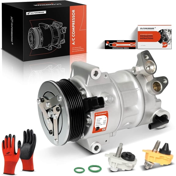 A-Premium Air Conditioner AC Compressor with Clutch Compatible with Ford EcoSport 1.0L 2018-2021