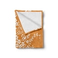 thumbnail image 2 of Japanese Soft Flannel Fleece Throw Blanket, Oriental Floral Japanese Style Flying Birds Pastel Colored Spring Pattern, Cozy Plush for Indoor and Outdoor Use, 70" x 90", Marigold White, by Ambesonne, 2 of 6