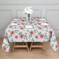 thumbnail image 3 of Pioneer Flower Floral Print Pattern Square Tablecloth, Waterproof Wipeable Spillproof Washable Table Cover for Home Kitchen Party Decor, 60"x60", 3 of 6