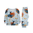 thumbnail image 2 of Matching Family Halloween Pajamas Set - 2026 Cute Ghost & Pumpkin Print Two-Piece Sleepwear Pjs - Family Matching Pajamas Soft Holiday Loungewear Halloween Matching Pajamas for Family, 2 of 6