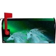 thumbnail image 5 of Coolnut Mailbox Covers Magnetic Oversize Unicorns Galaxy Seasonal Mail Wraps for Home Outdoor Decor, 25.4"x20.78", 5 of 5