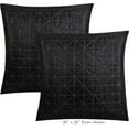 thumbnail image 6 of Nanshing Avalon 8 Piece Trellis Moroccan Print Comforter Set, Black, Queen, 6 of 7