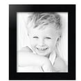 thumbnail image 2 of ArtToFrames 12x14 Inch Satin Black Step Lip Picture Frame, This Black Wood Poster Frame is Great for Your Art or Photos, Comes with Regular Glass (1452), 2 of 7