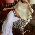 thumbnail image 4 of Poncho ligero de crochet transparente para mujer Meihuida, amarillo, 4 of 7