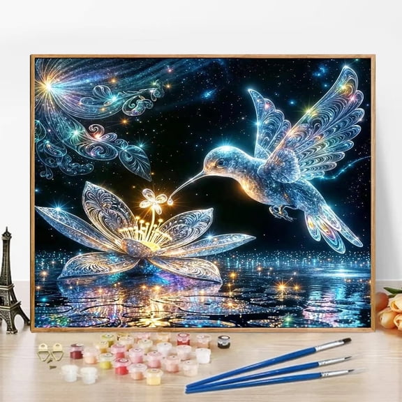 JYLMOOD Paint by Numbers for Adults Kits, DIY Easy Painting by Numbers for Gift Home Wall Decoration 16x20in without Frame