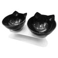 thumbnail image 1 of Cats Food Bowl Pet Feeding 15° Tilted Basic Bowl Detachable Food Containers Raised With Stand, 1 of 7