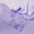 thumbnail image 5 of Puntoco Conjunto de pijama cómodo para mujer, conjunto de lencería erótica con falda corta de encaje y borlas con cuello colgante de talla grande para mujer, 5 of 5