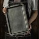 thumbnail image 2 of European Retro Square Iron Plate With Handles Metal Vintage Tray, 2 of 4