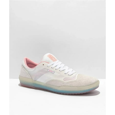 

Vans Ave White/Powder Pink Men s Classic Skate Shoes Size 8