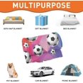thumbnail image 6 of Yibo Soccer Blanket,Throw Soccer Ball Blankets Lightweight Flannel Warm Cozy Football Blanket Gifts for Sport Fans Kids Super Soft, 6 of 7