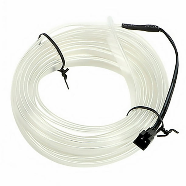 Accesorios para El interior del coche Speravity Lámpara de Ambiente 5m Línea de Luz Fría EL USB Azul Hielo