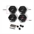 thumbnail image 5 of Kit de Adaptador de Actualización de Coche RC Hexagonal de 12 mm para 1/18 Mini , Piezas de Actualización de Coche RC Cepillado, Color Negro, 5 of 5