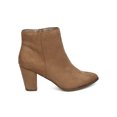 thumbnail image 2 of New Women Breckelles Paris-03 Faux Suede Pointy Toe Chunky Heel Bootie, 2 of 6