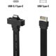 thumbnail image 3 of 2X Cable de Extensión de Cabezal de Panel Frontal Usb 3.1 Tipo C de 50 Cm, Cable Usb 3.1 Tipo e una Usb 3.1 Tipo C, Cable Gen 2 de 10 Gbps, 3 of 7