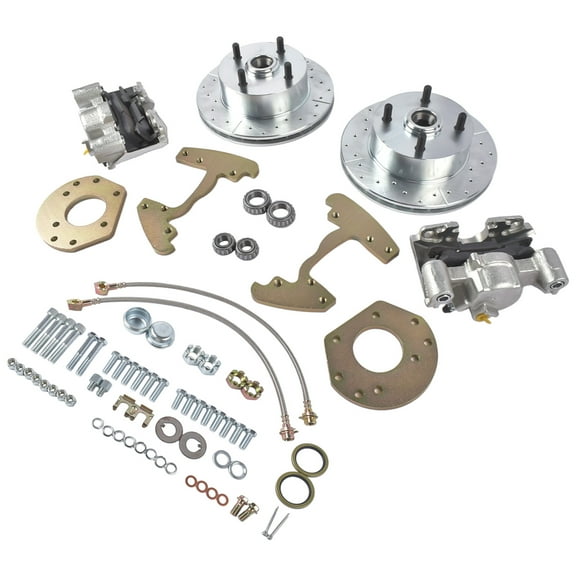 Mustrod For 1960-1965 Ford Falcon Front Disc Brake Changeover Six Cylinder 4 Lug Spindle
