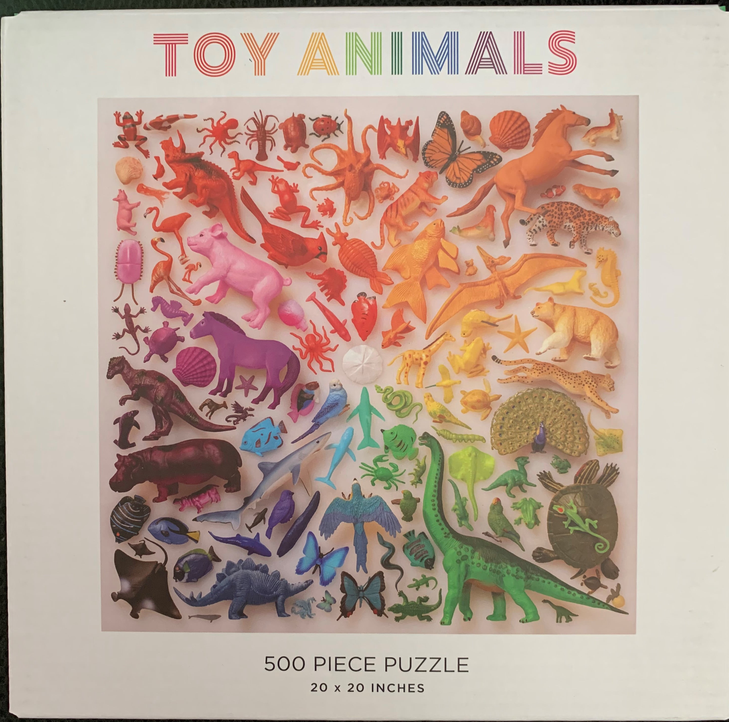 Galison Toy Animals 500 Piece Jigsaw Puzzle