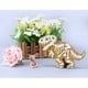 thumbnail image 4 of Juego de 3 cortadores de galletas de dinosaurio para hornear con sellos de Stegosaurus T-Rex y Triceratops, molde de fósil de dinosaurio de plástico apto para uso alimentario para galletas de azú, 4 of 9