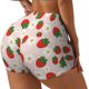thumbnail image 1 of Fotbe Strawberry Floral Shorts Sin Costuras – Shorts Deportivos de Cintura Alta para Mujer, Elásticos para Gimnasio, Yoga, Running o Ciclismo-Small, 1 of 8