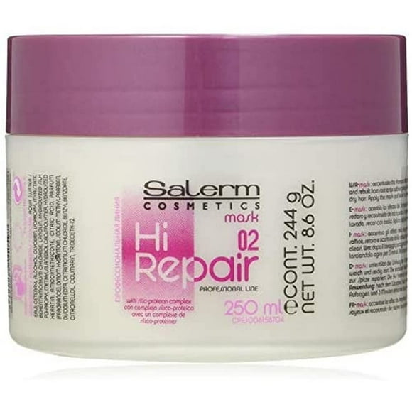 Mascarilla reparadora para el cabello Salerm Cosmetics Salerm Hi Repair 02 250 ml