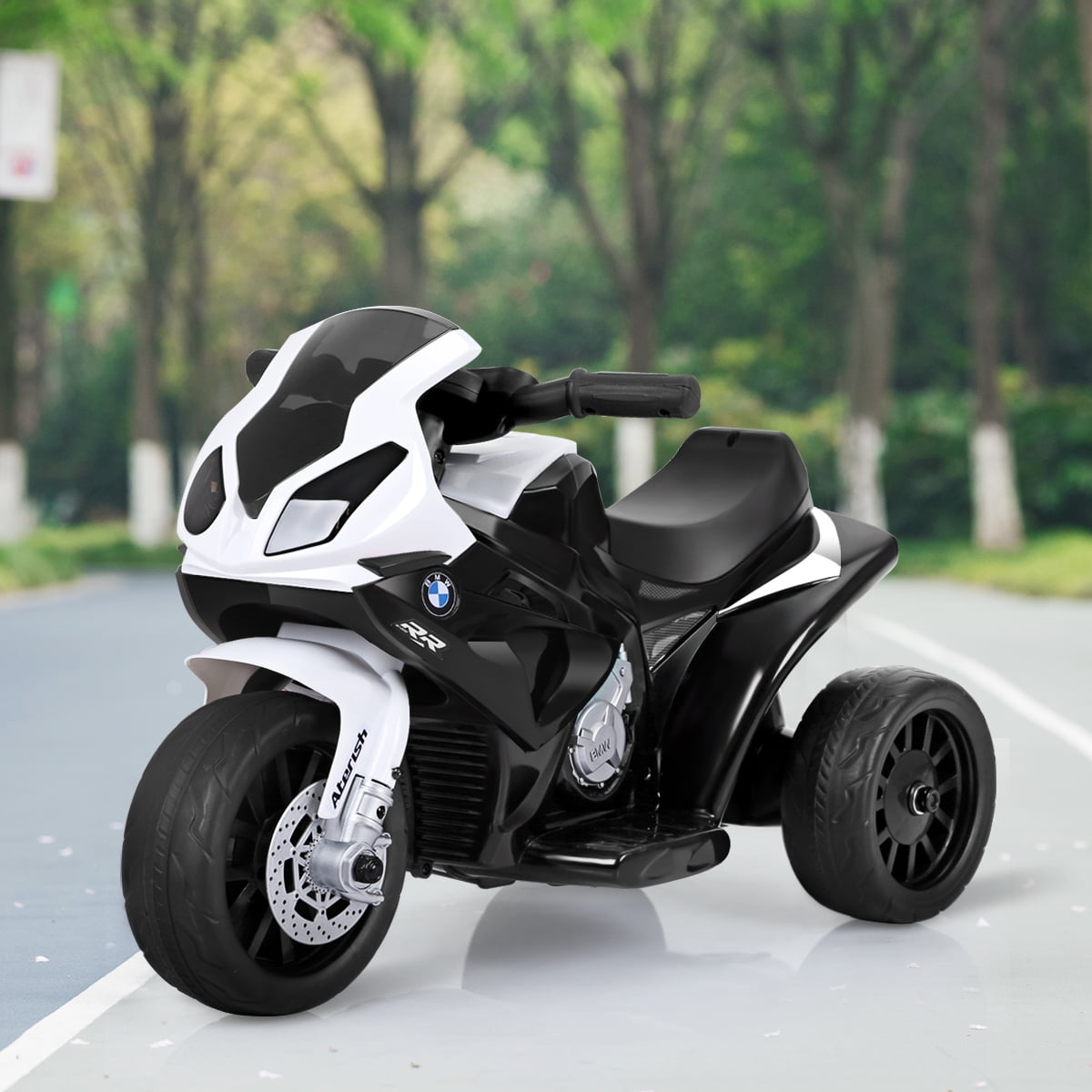 Infans Kids Ride On Motorcycle BMW Licensed 6V Electric 3 Wheels Bicycle w/ Music&Light