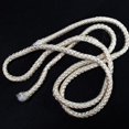 thumbnail image 2 of Wood Pole Cotton Rope Hammock Bed with Rope White, 2 of 4