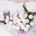 thumbnail image 2 of Faux Kiku Flower,Blue 12 Stems Slik Small Chrysanthemum Flowers, Artificial Pompon Mums for Spring Floral Arrangements, Aesthetic Room Decor,Table Centerpieces,Wedding,Bouquet,Vase, 2 of 8