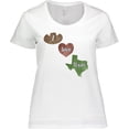 thumbnail image 3 of Inktastic I Love Texas Women's Plus Size T-Shirt, 3 of 5