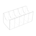 thumbnail image 3 of tamizeot Acrylic Belt Rack Organizer Acrylic Box For Closet Jewelry Storage With Multi Compartment Belt Organizer Ties Clear 5 Compartments, 3 of 6