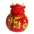 thumbnail image 1 of Abbracc Resin Cow Piggy Bank Money Box Container Home Tabletop Decor Craft Kids Gift Small, 1 of 9