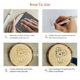 thumbnail image 4 of Pyrography pen double-ended chemical pyrography pen, DIY woodworking safety tool, reversible fine pen tip, upgraded version of bevel head and round head, 4 of 8