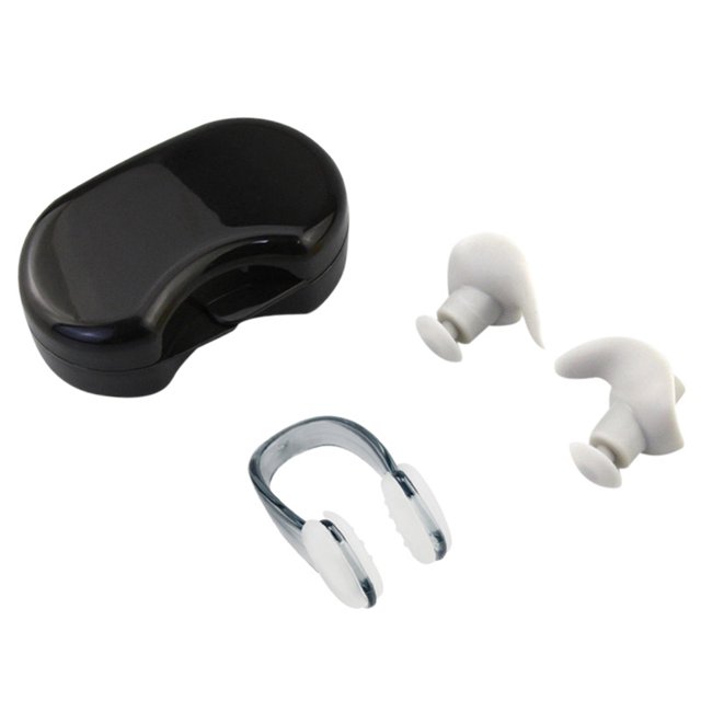 Protector de nariz unisex, clip para la nariz para natación, aislamiento acústico, tapón para los oídos