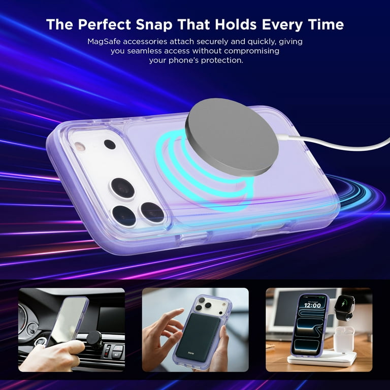 Ivencase 5 In 1 Magnétique Coque Pour IPhone 17 Pro Max Avec